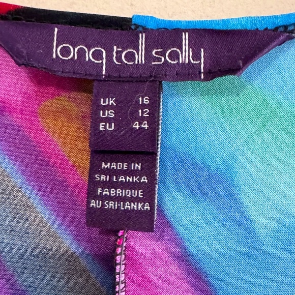 🌸 Vintage Stunning Long Tall Sally Eclipse Multicolour Spring Shutter Dress - Picture 2 of 16